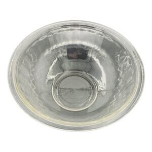 Vintage Pyrex 325 Clear Glass Mixing Bowl 2.5L Fluted Ribbed Scalloped Rim 10"